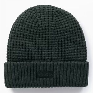 Athleta Dark Gray Ribbed Beanie